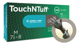 Ansell Large Gray TouchNTuff® 5.5 mil Nitrile Disposable Gloves (100 Gloves Per Box)