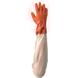 SHOWA® Size 9 Orange ATLAS® Cotton Lined PVC Chemical Resistant Gloves