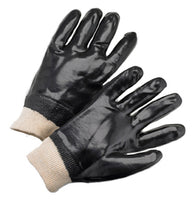 PIP® Large Black Interlock Lined Chemical Resistant Gloves