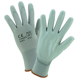 PIP® Size 2X PosiGrip 13 Gauge Polyurethane Work Gloves With Nylon Liner And Rib Knit Cuff - PRICE IS PER DOZEN