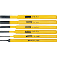Stanley® Powder Coated Hardened Steel 6 Piece Punch Kit - PRICE IS PER EACH