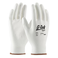 Protective Industrial Products X-Large G-Tek® GP 13 Gauge Polyurethane Palm And Finger Coated Work Gloves With Nylon Liner And Continuous Knit Wrist