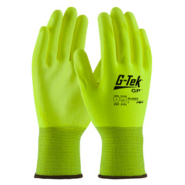 Protective Industrial Products Medium G-Tek® GP 13 Gauge Nitrile Palm And Finger Coated Work Gloves With Nylon Liner And Continuous Knit Wrist