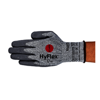 Ansell Size 6 HyFlex® Polyamide, Fiberglass And High Performance Polyethylene Cut Resistant Gloves With Polyurethane/Nitrile Coating