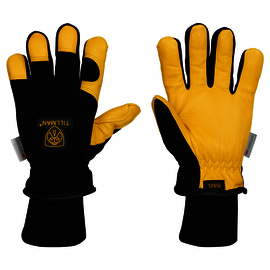Tillman® X-Large Black And Yellow Nylon/Spandex/Deerskin Thinsulate® Lined Cold Weather Glove - PRICE IS PER PAIR