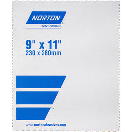 Norton® 9" X 11" P400 Grit Metalite Aluminum Oxide Cloth Sheet