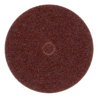 3M 4 1/2" X No Hole Medium Grade Aluminum Oxide Scotch-Brite Red Disc