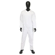 Protective Industrial Products Large White Microporous Coated Polypropylene Disposable Coveralls