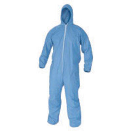 Kimberly-Clark Professional* 3X Blue KleenGuard A65 Nonwoven Cellulose/Polyester Spunlace Disposable Coveralls