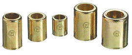 Western 0.38" ID X 1/2" L Brass Hose Ferrule (Recommended C-5A Hand Crimp Tool)